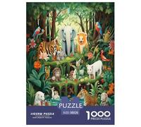 Forest Animals Puzzle Impossibili 1000 Pezzi Decorazione Per La Casa. Rilassamento E Intelligence Per Adulti E Ragazzi Da 14 Anni 38x26cm/1000pcs