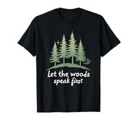 Forest Bathing Mindfulness Walk Radicato Guarigione Natura Guaritore Maglietta