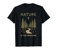 Forest Bathing Mindfulness Walk Radicato Guarigione Natura Guaritore Maglietta