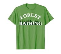 Forest Bathing, Natura e alberi, Giapponese, Verde All'aperto Maglietta