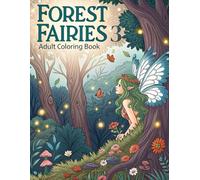 Forest fairies 3 - adult coloring book