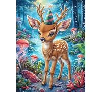 Forest Fawn Rompicapo 300 Pezzi Per Regalo Di Epifania Cartone Spesso Per Bambini Animal Pets Attività Educativa Per Tutta La Famiglia Edizione Limitata Da Passatempo 300 PCS