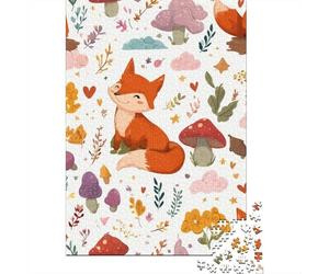 Forest Foxes Pattern-2 Jigsaw Puzzle Impossibili 1000Pcs Decorazione Per La Casa. Rilassamento E Intelligence Per Adulti E Ragazzi Da 14 Anni 70x50cm/1000pcs
