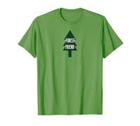 Forest Friend, Albero di Pino Ecologico per Amanti della Natura Maglietta, Uomo, Erba, L
