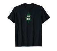 Forest Friend, Albero di Pino Ecologico per Amanti della Natura Maglietta, Uomo, Nero, L