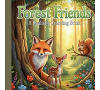 Forest Friends: A Realistic Coloring Book
