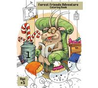 Forest Friends Adventure Coloring Book: Teija Rusila’s Forest Friends Adventures Journey