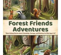 Forest Friends Adventures: Short Bedtime Animal Stories about Friendship, Kindness, and Courage for Kids Ages 3-8 | Illustrated Storybook Collection