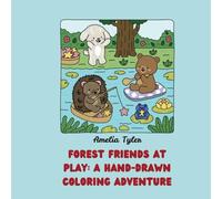 Forest Friends at Play: A Hand-Drawn Coloring Adventure