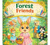Forest Friends Coloring Book: A Fun and Simple Coloring Book for Kids with 70+ Cute Animal Drawings