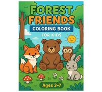 Forest Friends coloring book for kids