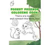 Forest Friends Coloring Book: Subtitle: Fun Coloring & Activities with Animals in the Woods