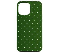 Forest Green Polka Dots Aesthetic Polkadots Minimalist Women Custodia per iPhone 13 Pro Max