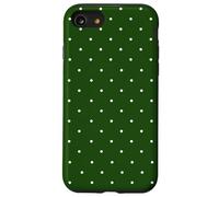 Forest Green Polka Dots Aesthetic Polkadots Minimalist Women Custodia per iPhone SE (2020) / 7 / 8