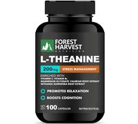 FOREST HARVEST L-Teanina 200 mg con Ashwagandha - 100 capsule