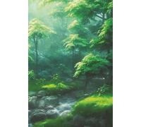 Forest Journal: Perfect for Daily Reflections | Free Writing Diary | Blank Lined Pages Notebook | Nature, Fantasy, River Aesthetic | Stress Relief | Beautiful Gift | 120 Pages | 6x9 inches