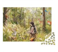 Forest Maiden Jigsaw Puzzle 1000 Pezzi Riciclabile Materiale Sunlight Rays Puzzles for Adultoi Divertente Regalo & Attività for Home Idea Regalo Perfetta for Uomini 70x50cm/1000pcs