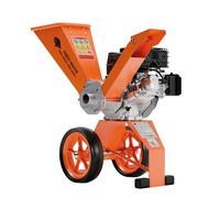 Forest Master FM6DD-ADJ - Tramoggia rotativa, trasmissione diretta, compatta, portatile, fino a 50 mm, sistema anti-inceppamento (Solo macinatore)