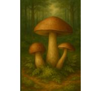 Forest Mushrooms Journal: A 6" x 9" Paperback Notebook for Nature Lovers