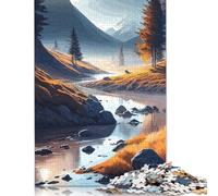 Forest Nature Jigsaw Puzzle Impossible 1000 Pezzi Decorazione Per La Casa. Giochi Rilassamento E Intelligence Per Adulti E Ragazzi Da 14 Anni 1000pcs (38x26cm)
