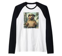 Forest Ranger Bear Ti dà Il Benvenuto - Avventura nel Parco Nazionale Maglia con Maniche Raglan