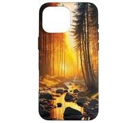 Forest River nella stagione autunnale autunnale Custodia per iPhone 16 Pro Max