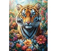 Forest Tiger Puzzle 500 Pezzi Van Gogh Per Amanti Dell'arte Animals And Plants Cartone Rigido Anti Riflesso Notte Stellata Per Decorazione Soggiorno Qualità Museale Top Vendita 500 PCS