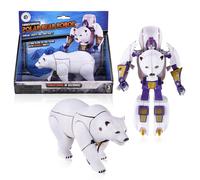 Forest & Twelfth Polar Bear Jungle Animal Toys - Transforming Action Figure - Changes from a Detailed Animal to a Unique Robot Toy in Second