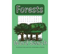 Forest Word Search Puzzle Book: Word Searches with easy to Read Print about Forests, Trees, Plants and More / 6x9 Inches, -110 Pages / 50+ Puzzles … Gift for Vacations, Holidays and Freetime