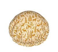 Foresta Con Animali Eleganti Cuffia Da a Impermeabile Riutilizzabile Da Bagno Elastica Per Donna, Cappucci Per Ragazze Spa Uso Domestico, Hotel E Parrucchiere