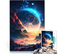 Foresta Cosmica del Crepuscolo Puzzle da 1000 pezzi per adulti Allena il tuo cervello e le tue mani Gioco educativo per compleanno e Natale 38x26cm