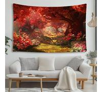 Foresta dei sogni Arazzo da Parete Mangrove anime Arazzo da Parete Grande Utilizzato in Camera da Letto Soggiorno Copriletto Decorazione Murale 230x210