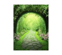 Foresta di bambù Dipingere con i Numeri Adulti Paesaggio Dipingere con i Numeri Bambini 70 x 95 CM,Kit Pittura Adulti con Colore Canvas per Quadri Moderni Soggiorno Decorazioni Parete Regalo 2YH-12126