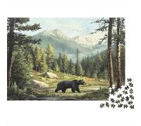 Foresta di orsi Puzzle 1000 Pezzi Adulti In Incastro Perfetto, Un Busta Di Puzzle A Rompicapo Per Enigma Ultra Difficile, Ideale Per Serata Giochi in Scatola, Il Miglior Re