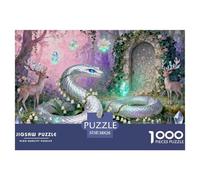 Foresta Incantata Puzzle in Legno Impermeabile DIY Puzzles Da 1000 Pezzi Per Adulti Colorati Giochi Educativi
