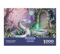 Foresta Incantata Puzzle in Legno Impermeabile DIY Puzzles Da 1000 Pezzi Regali Per Adulti Sfidanti E Rompicapo Per Decorazioni Domestiche