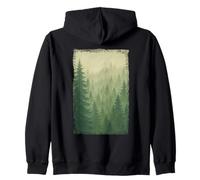 Foresta mistica - Design naturale per i fan all'aperto Felpa con Cappuccio