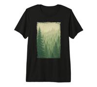 Foresta mistica - Design Naturale per i Fan all'aperto Maglietta Premium
