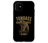 Foresta nazionale di Tongass, Alaska, USA, disegno di orso Custodia per iPhone 11
