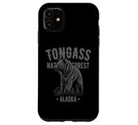 Foresta nazionale di Tongass, Alaska, USA, disegno di orso Custodia per iPhone 11