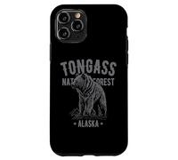 Foresta nazionale di Tongass, Alaska, USA, disegno di orso Custodia per iPhone 11 Pro