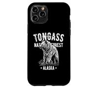 Foresta nazionale di Tongass, Alaska, USA, disegno di orso Custodia per iPhone 11 Pro