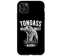 Foresta nazionale di Tongass, Alaska, USA, disegno di orso Custodia per iPhone 11 Pro Max