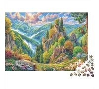 Foresta Nera_ Germania Puzzle 1000 Pezzi, Jigsaw Puzzle Per Adulti E Ragazzi Dai 14 Anni in Su, Giochi Stimolanti Per Tutta La Famiglia 70x50cm/1000pcs