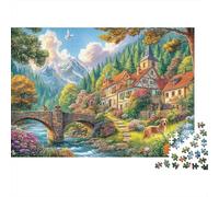 Foresta Nera_ Germania Puzzle Da 1000 Pezzi - Puzzle Ad Alta Difficoltà,Giochi Stimolanti Per Tutta La Famiglia 38x26cm/1000pcs