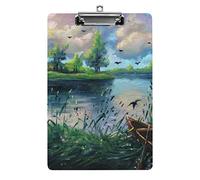 Foresta Paesaggio Formato A4 Appunti Divertente Estetica Lavoro Studiare Lettera Lavagna per Appunti Standard 12,5×8,5 in Pannello rigido per Aula Scolastica Bambini Che Scrivono Disegni