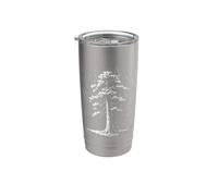 Foresta Piovosa Alberi Natura Sentieri Escursioni Bicchiere termico in acciaio inox doppia parete