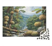 Foresta Pluviale Tropicale Puzzle 1000 Pezzi per Adulti Durian Relax Decorazione Casa 70x50cm/1000pcs