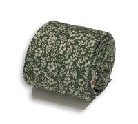 Foresta Verde Uomo Cotone Cravatta con Fiori Design Classico By Frederick Thomas
