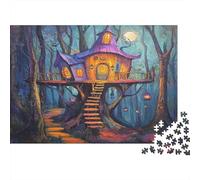 Forestaa magica 1000pcs (75x50cm) - Casa sull'albero Puzzle Per Adulti GioGattotolo Fai-da-te